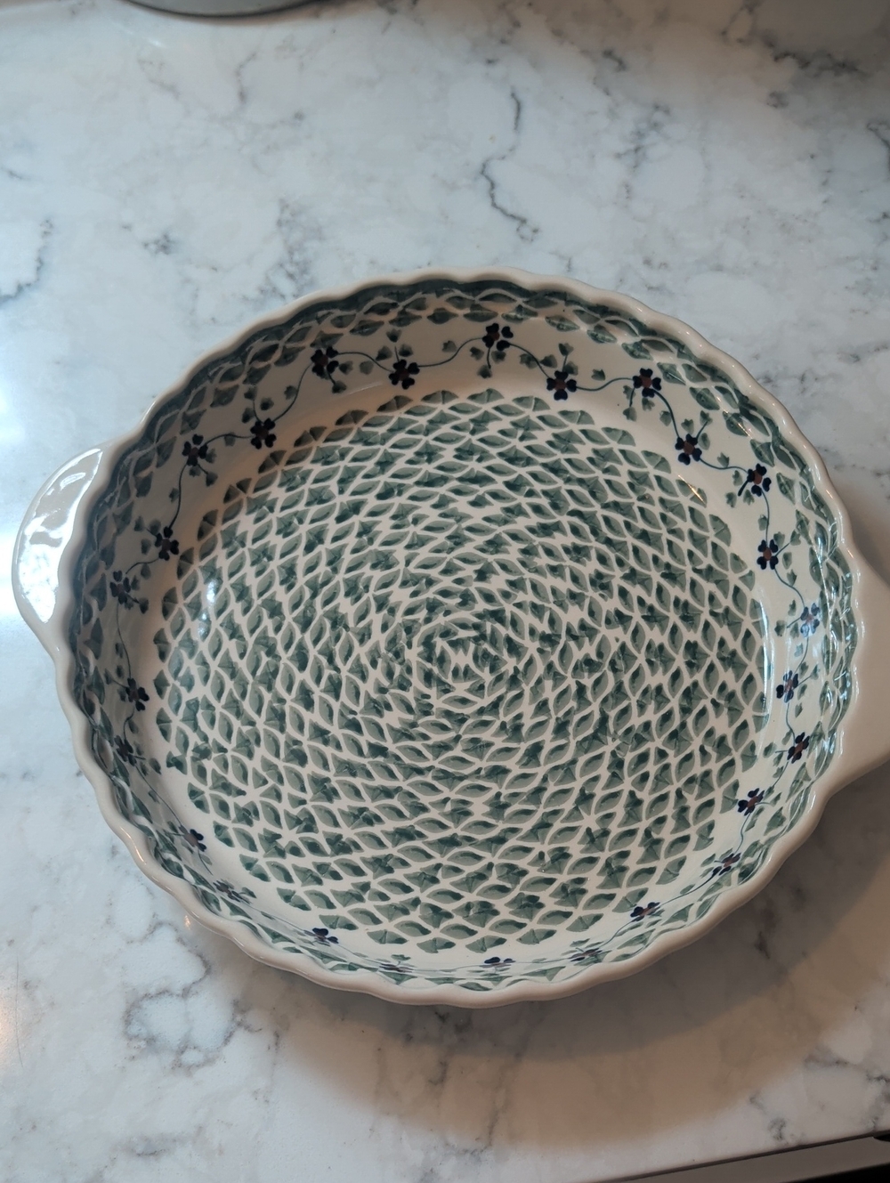 Polish Pottery Pie Dish